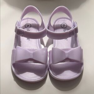 Cat & Jack Light Purple Bow Sandals